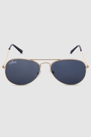 Aviator Sunglasses - Gold Front