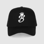 B Collection Snapback - Black : Front