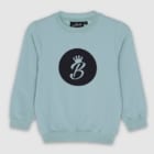 B Collection Sweatshirt - Top Turquoise Front