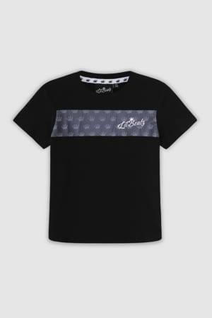 Strip Collection Tshirt - Black : Front